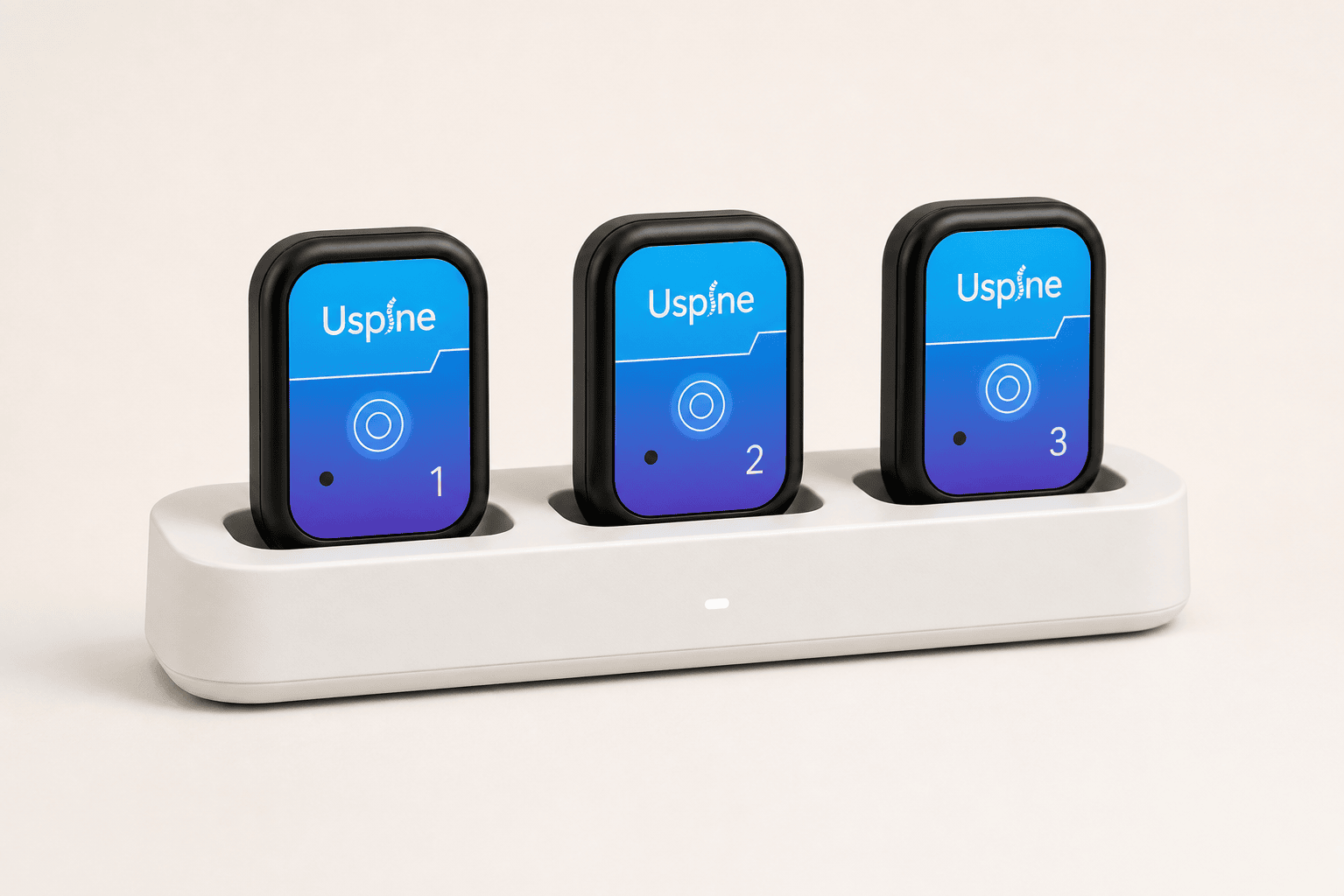 Uspine Home three-sensor charging set